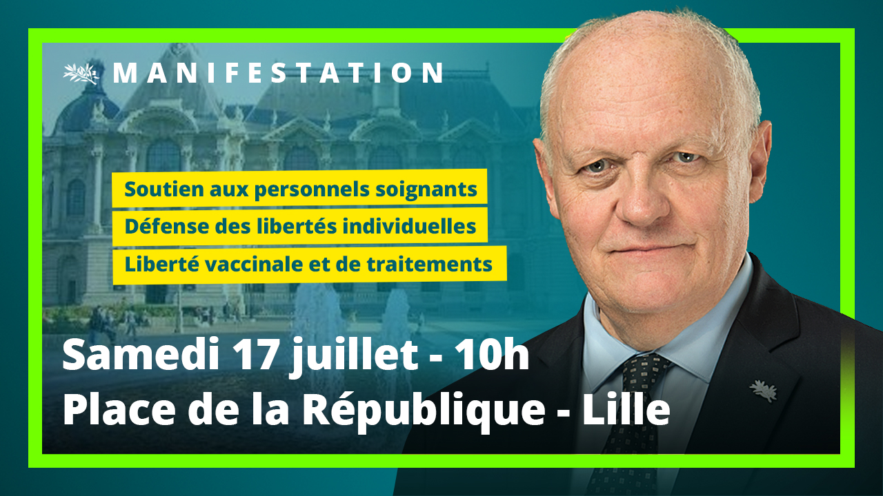 François Asselineau participera à la manifestation contre le passe-sanitaire à Lille du 17 juillet