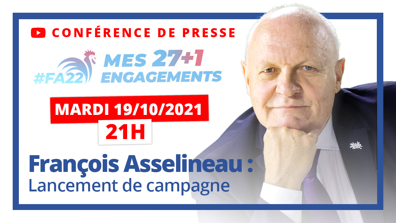 Conférence de presse – campagne de la Présidentielle 2022