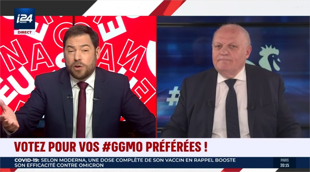 François Asselineau invité sur i24news – 20/12/2021