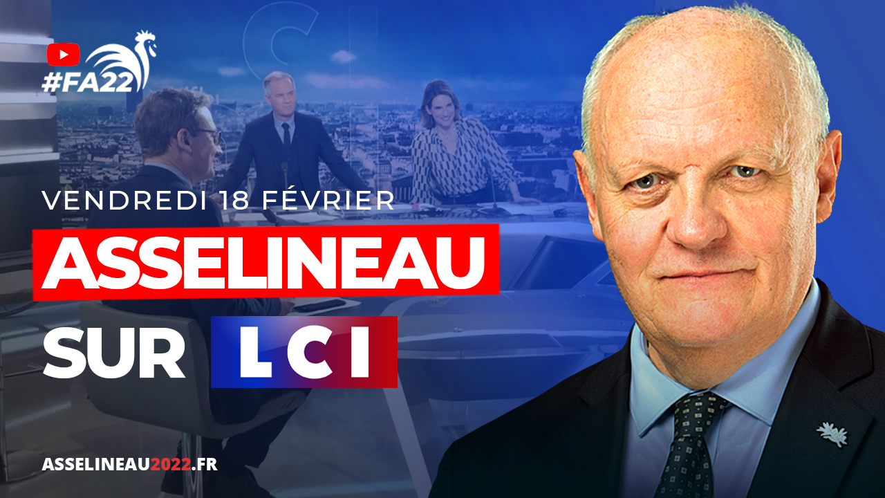 François Asselineau invité sur LCI – 18/02/2022