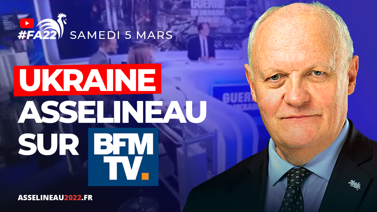 François Asselineau invité sur BFM-TV – 05/03/2022