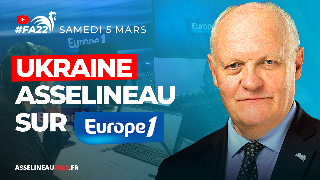 François Asselineau invité sur Europe 1 – 05/03/2022