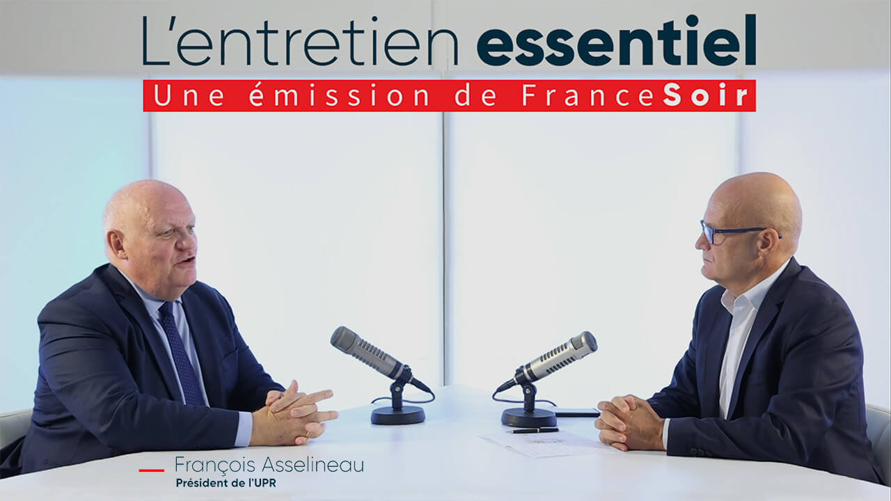 François Asselineau invité de Xavier Azalbert sur France Soir – 16/09/2022