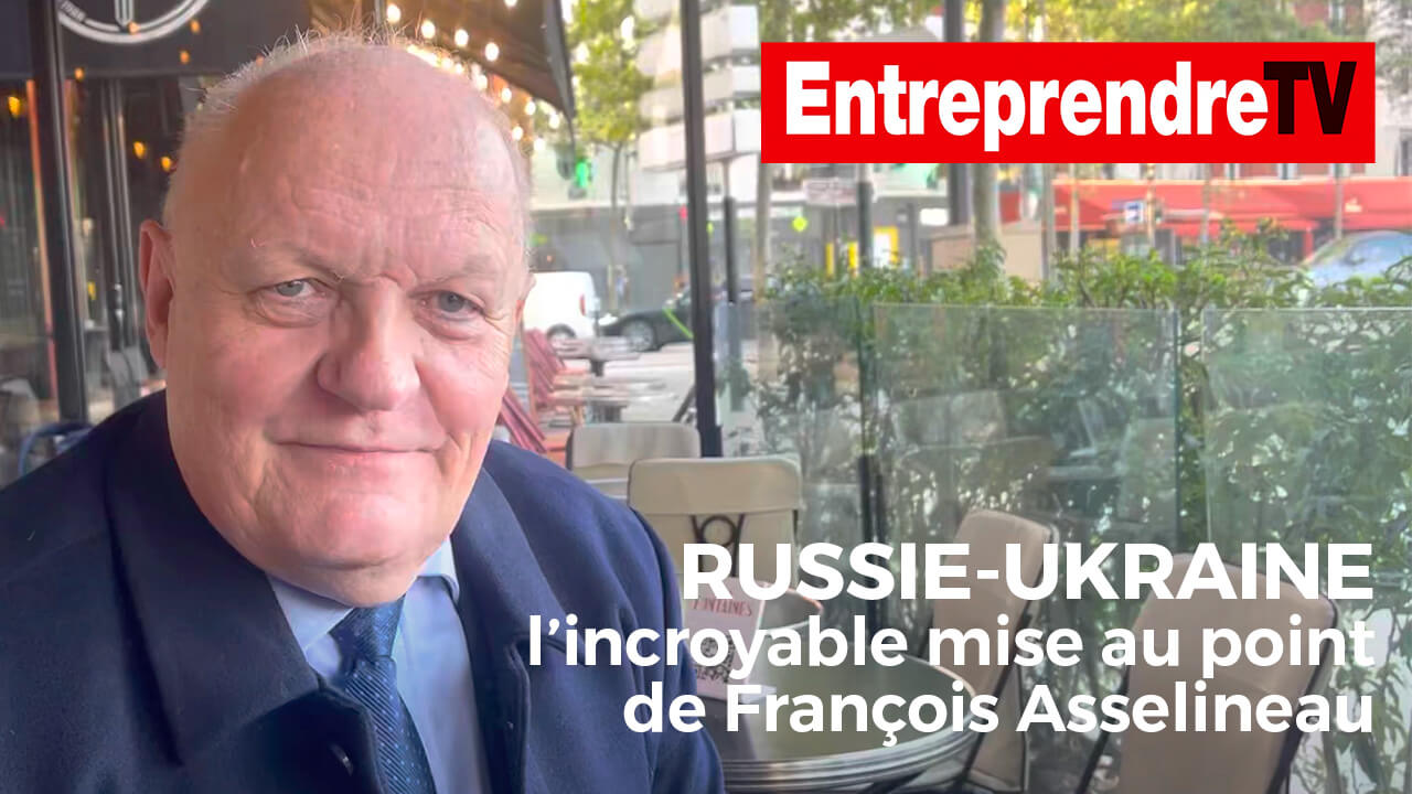 François Asselineau invité de Robert Lafont sur Entreprendre TV – 16/09/2022