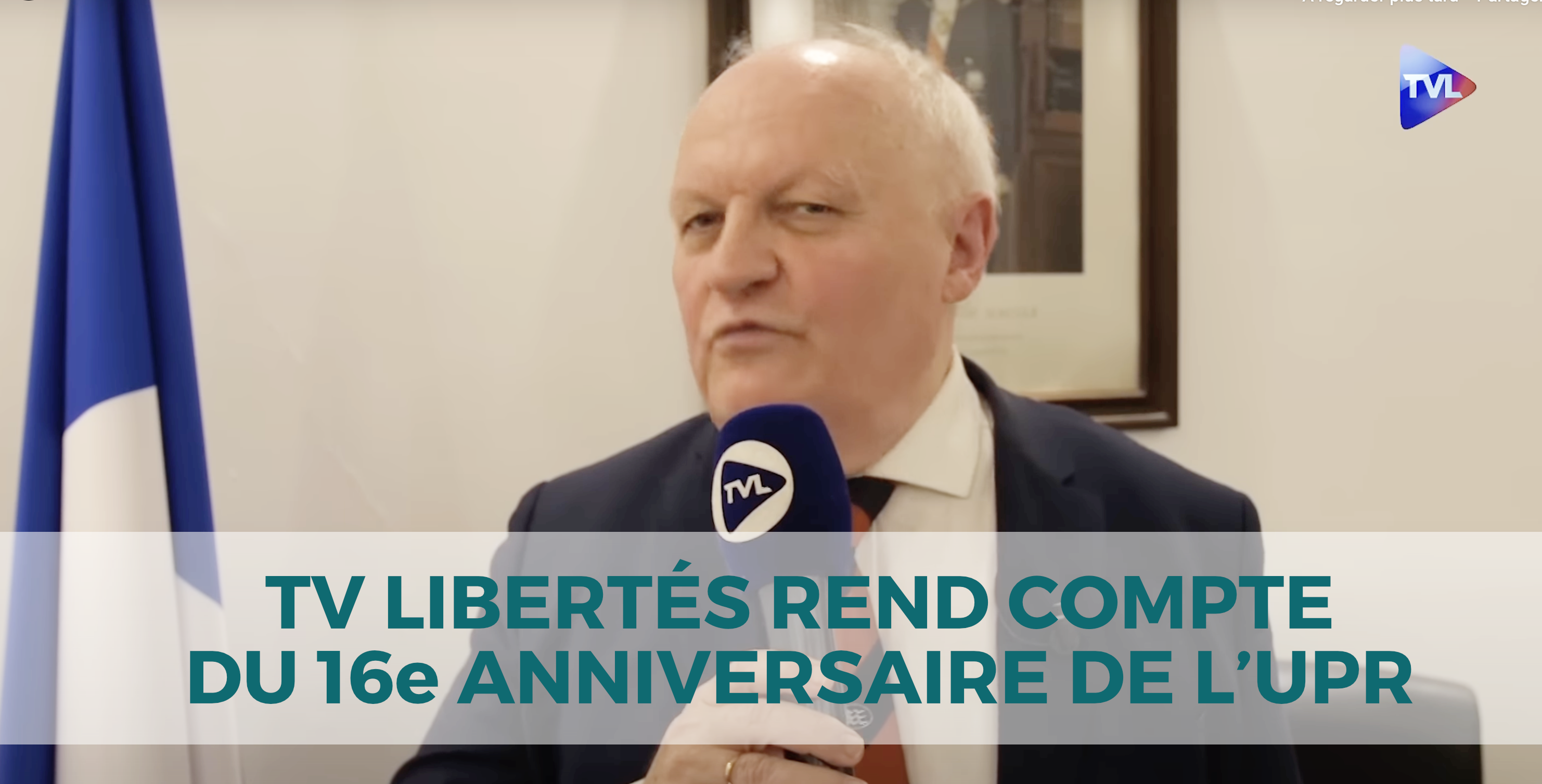 Reportage de TVL à l'occasion des 16 ans de l'UPR – 27/03/2023