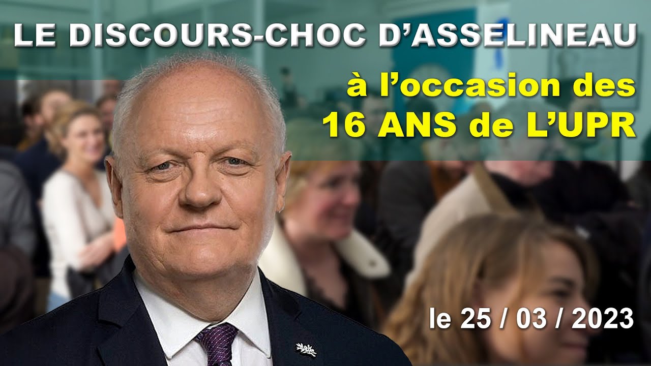 Qui attaque la France ?  Le discours-choc des 16 ans de l'UPR
