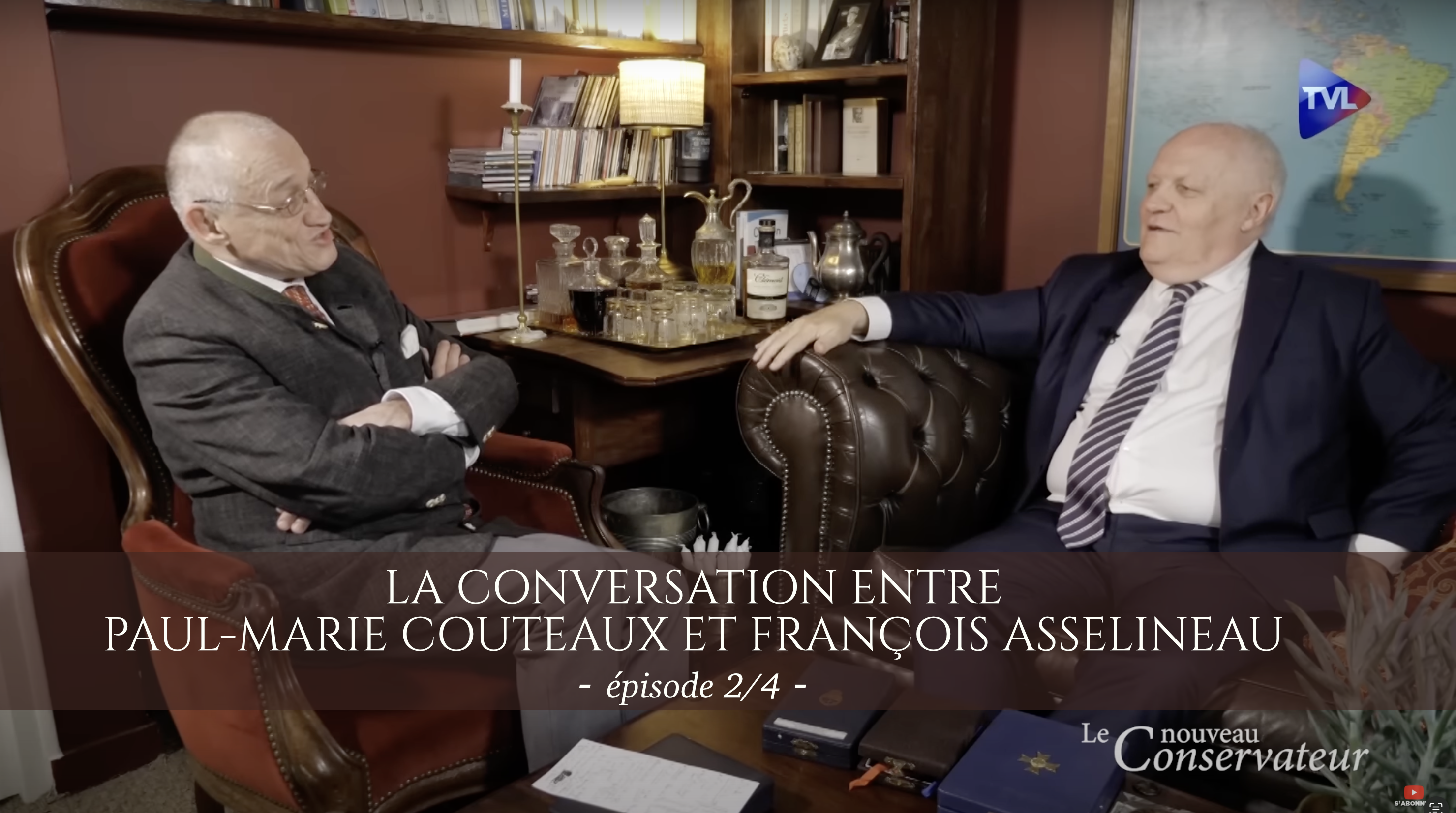 Conversation entre Paul-Marie Couteaux et François Asselineau n°2 sur TVL – 22/07/2023