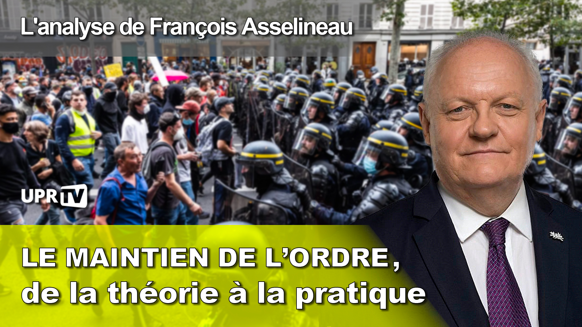 Maintien de l'ordre : de la théorie à la pratique