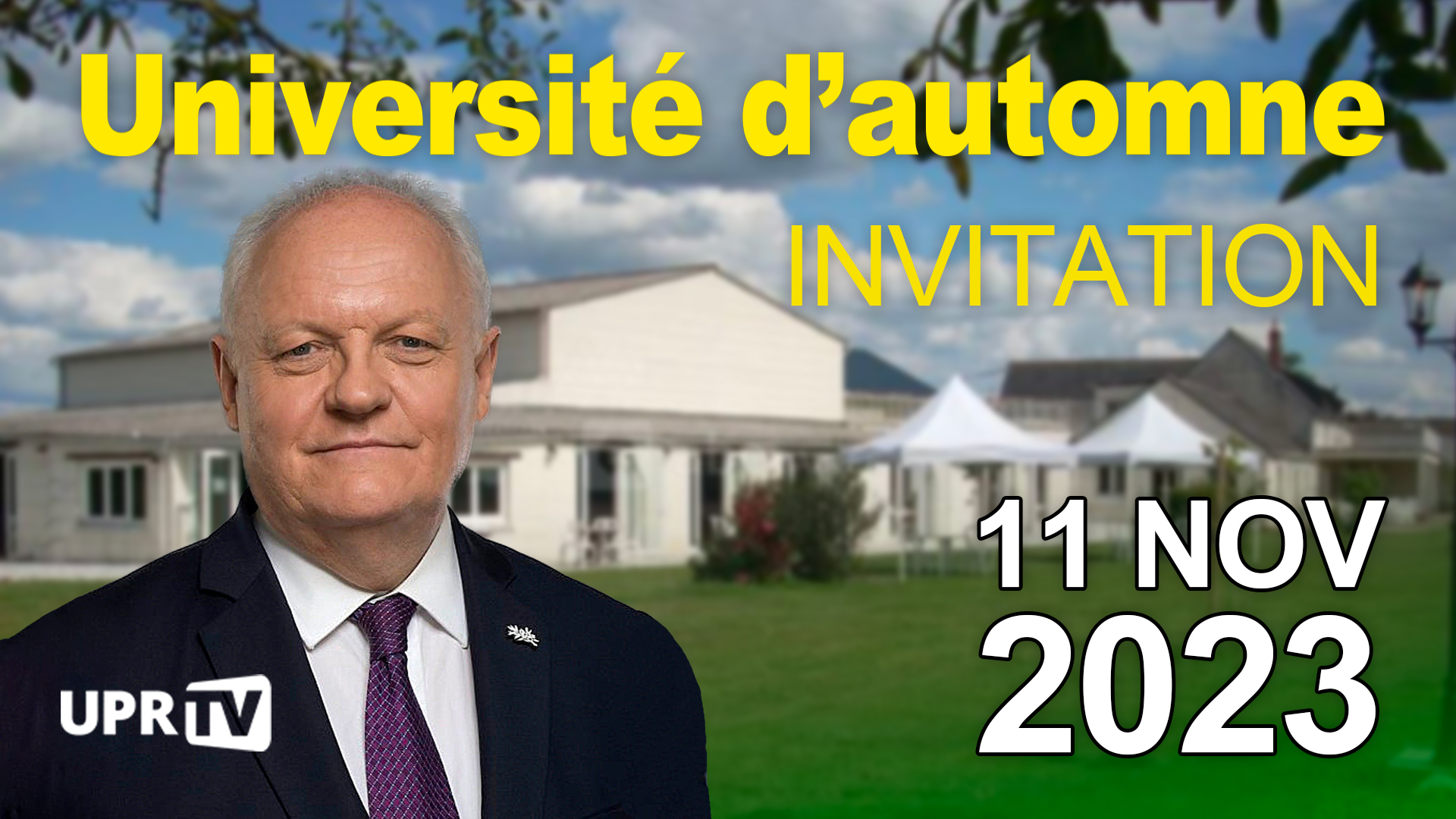 Invitation à l'Université d'automne 2023