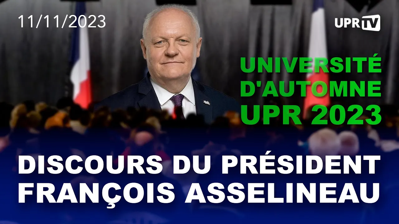 Discours de rentrée 2023 de François Asselineau