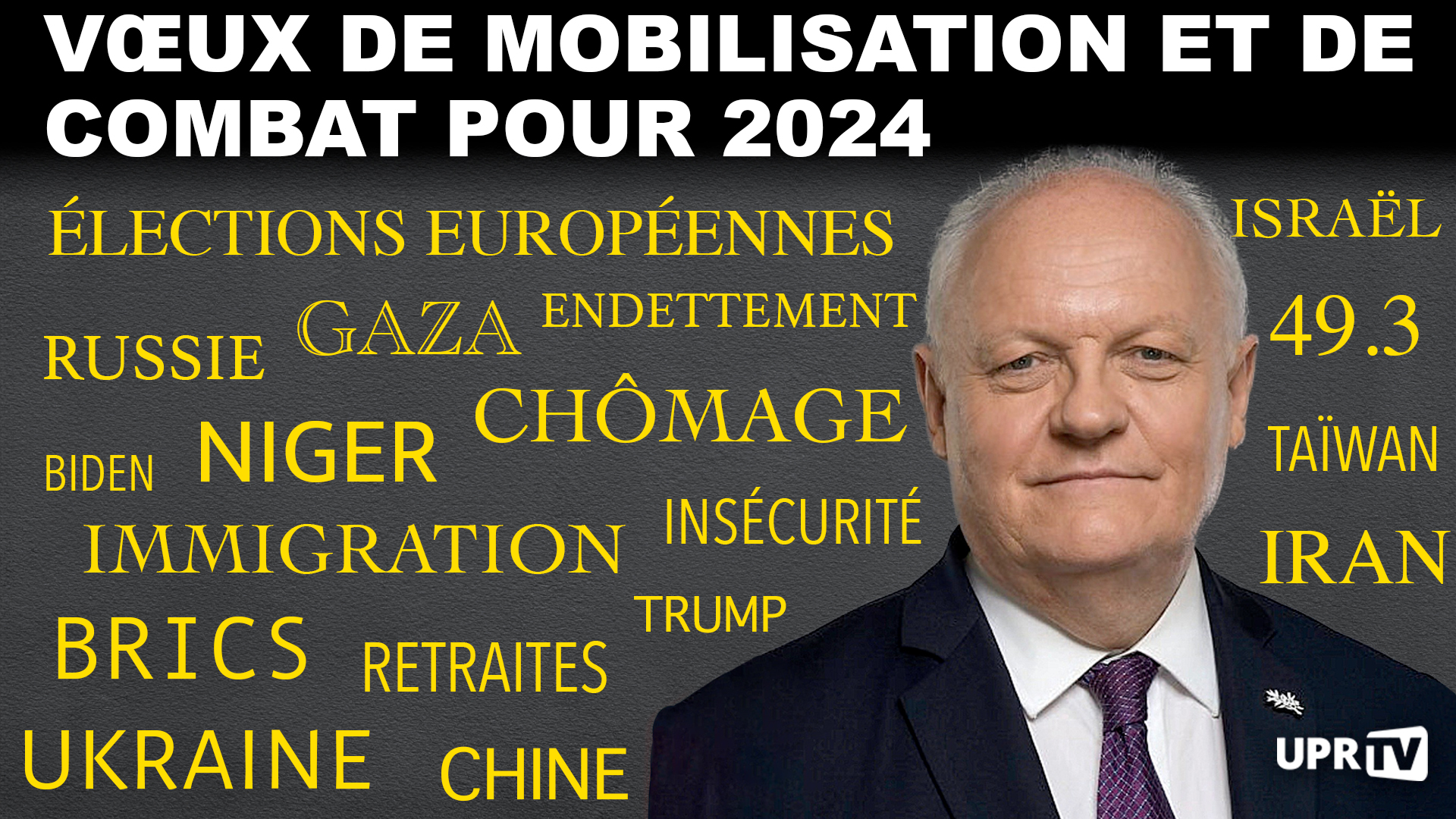 Vœux pour 2024 de François Asselineau
