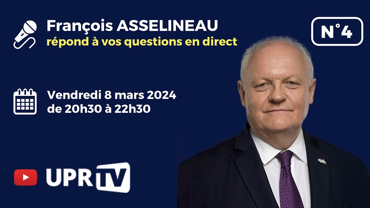 Direct n°4 – François Asselineau répond à vos questions