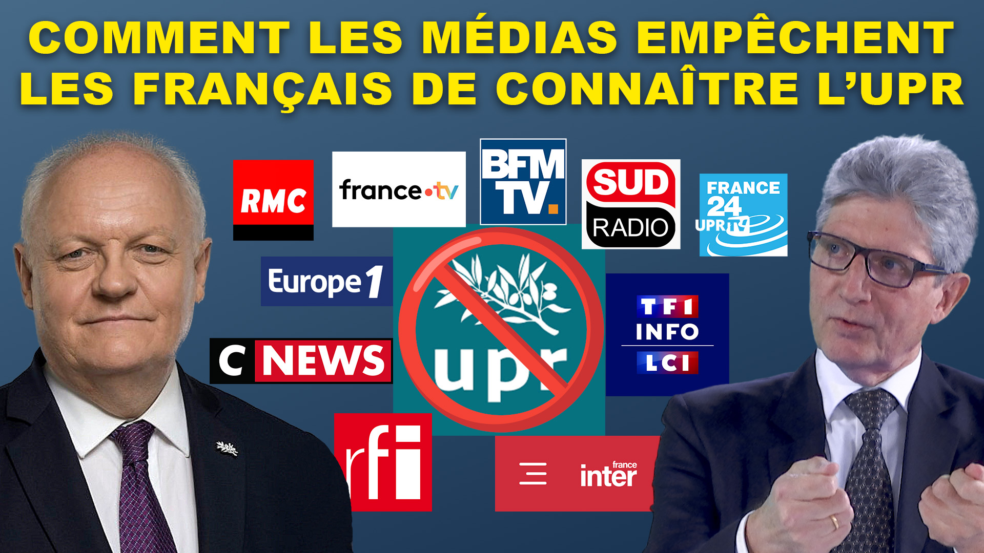 Comment les médias occultent l'UPR, avec Gérard Garnier