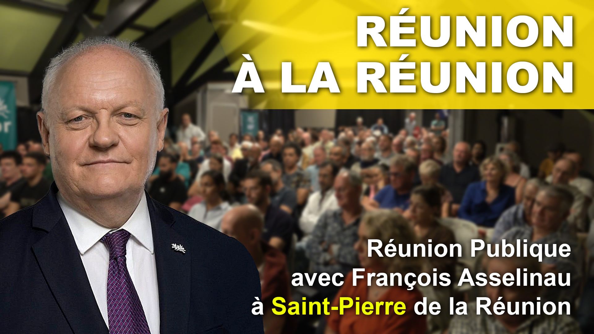 Réunion publique de François Asselineau à Saint-Pierre de La Réunion
