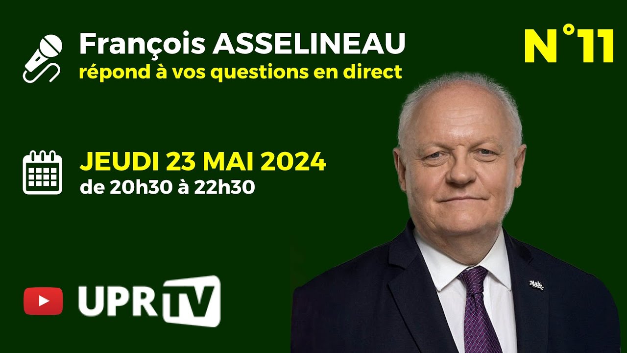 Direct n°11 – François Asselineau répond à vos questions