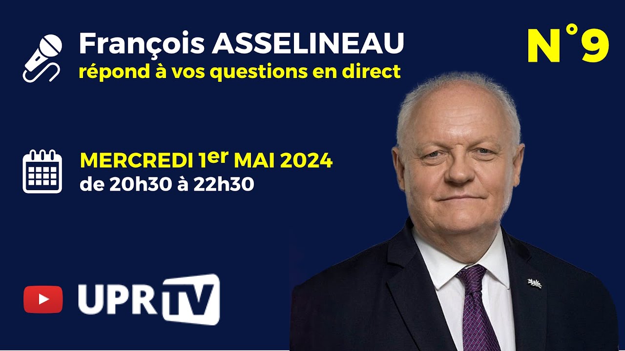 Direct n°9 – François Asselineau répond à vos questions