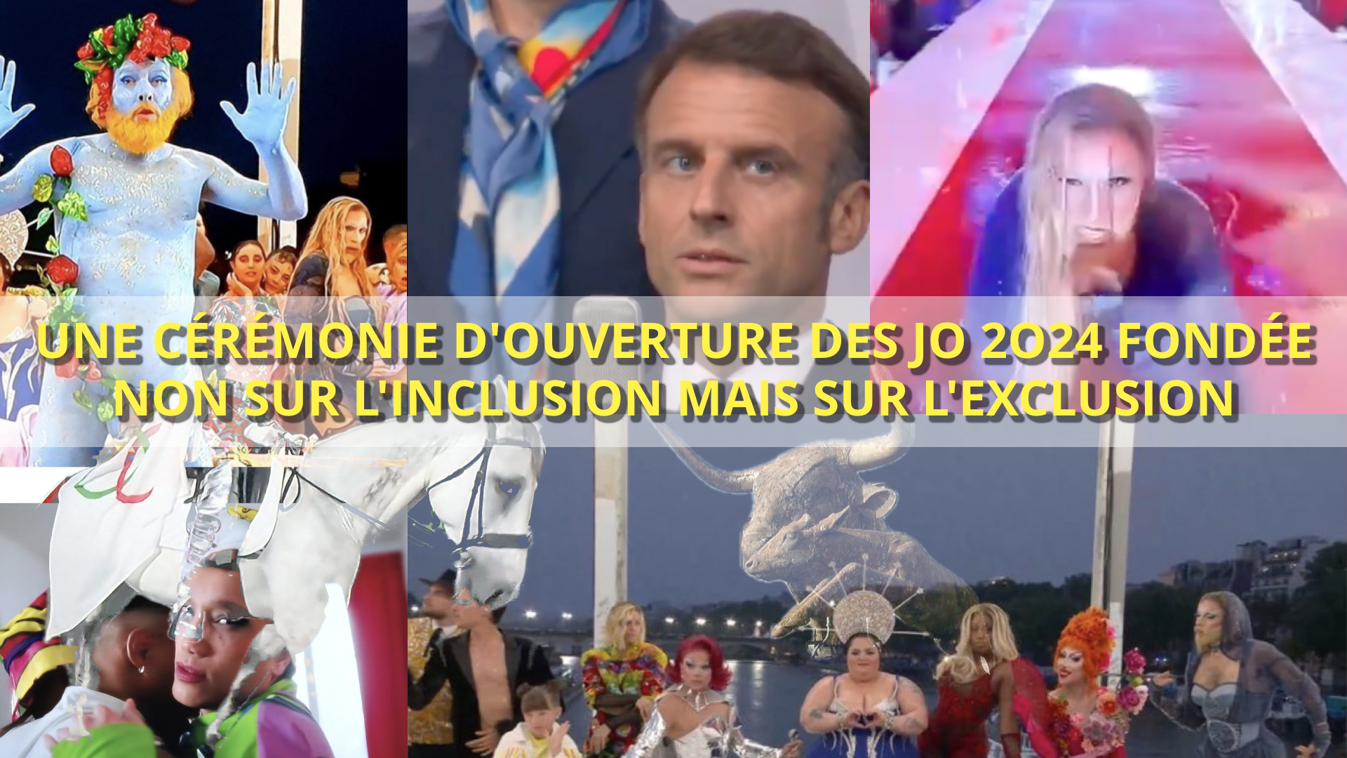 Une cérémonie d'ouverture des J. O. 2O24 fondée sur l'exclusion