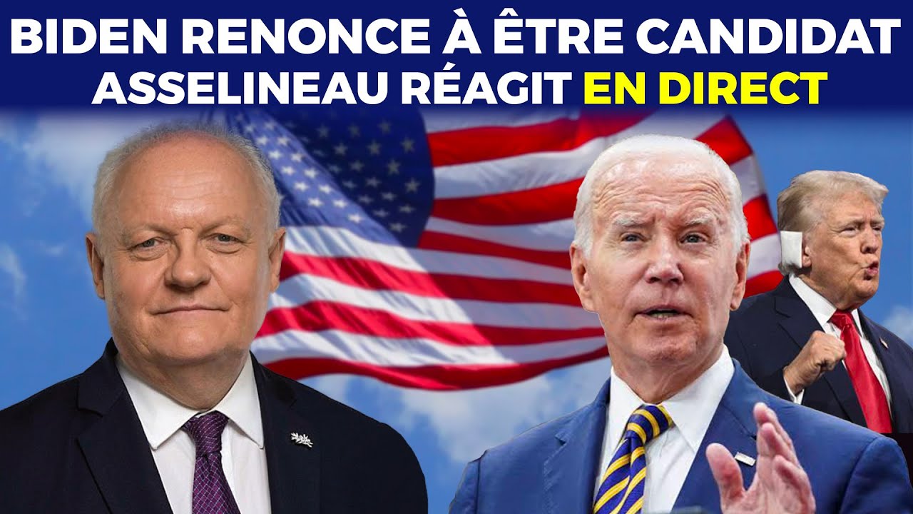 Biden renonce à être candidat pour un deuxième mandat