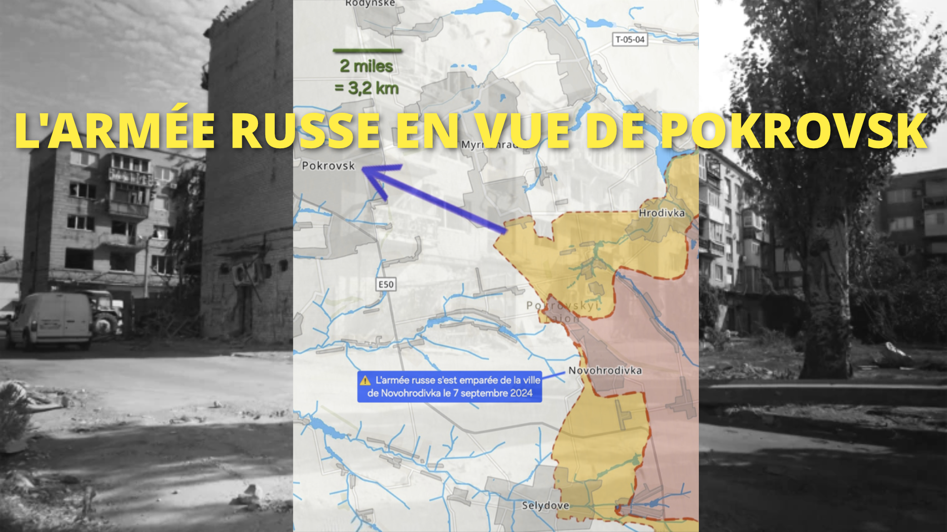 L'armée russe en vue de Pokrovsk