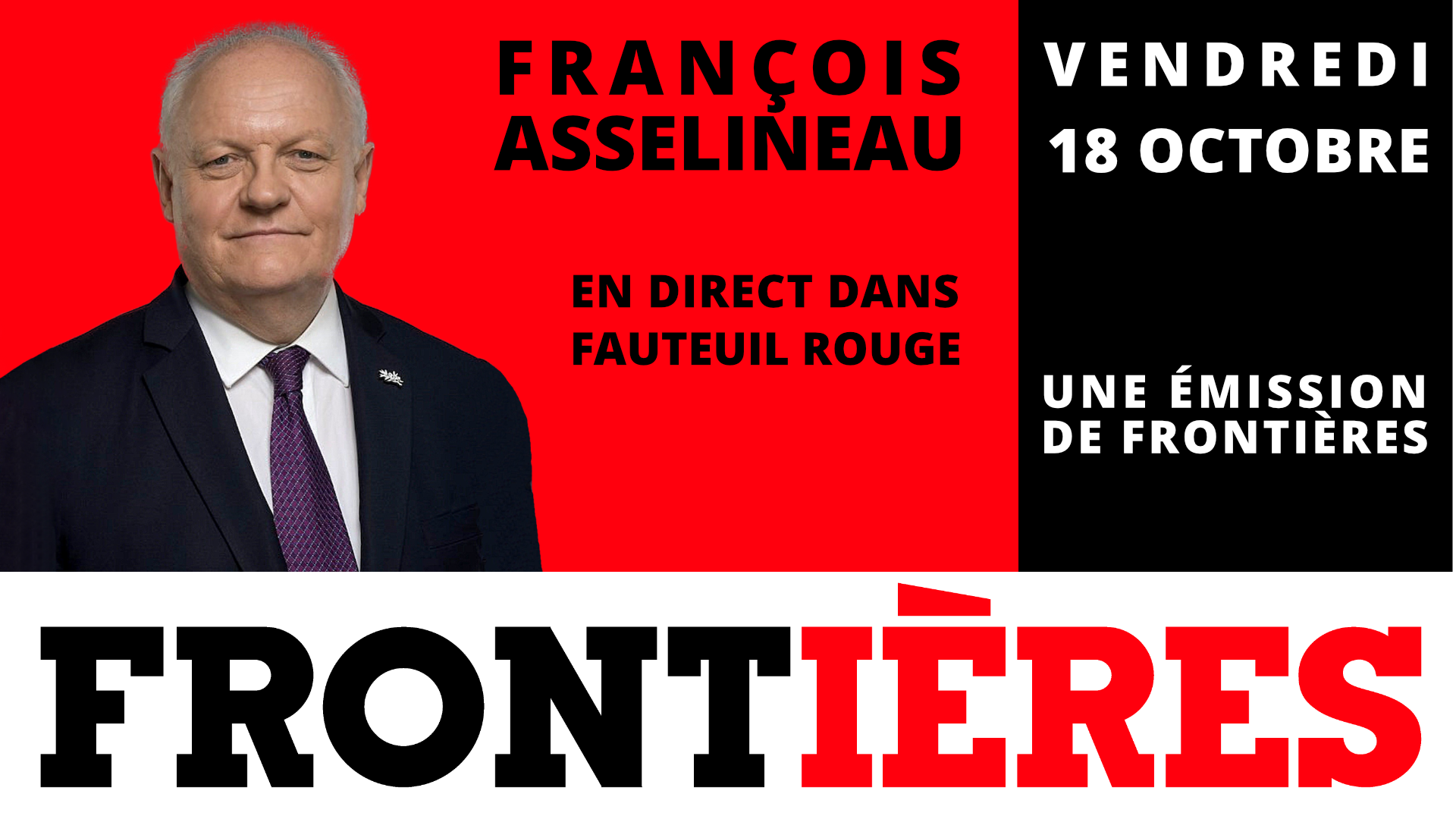 François Asselineau invité de Julien Girard sur Frontières – 18/11/2024