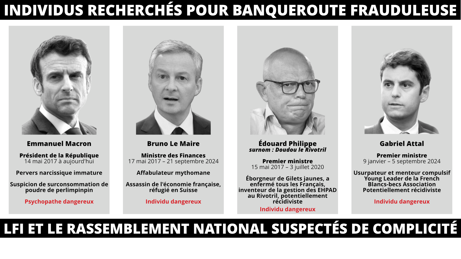 RN et NFP doivent imposer la baisse des budgets des budgets de l'Élysée et du Parlement