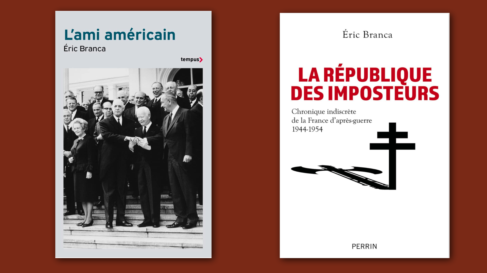 Les ouvrages d'Éric Branca