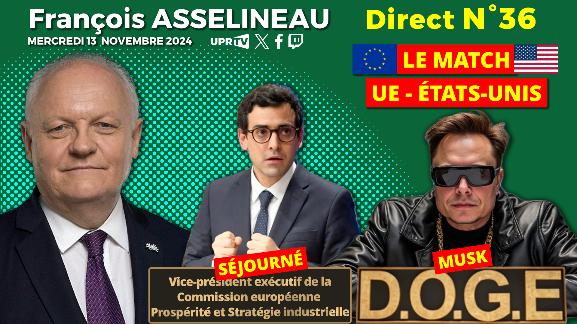 Direct n°36 – François Asselineau répond à vos questions