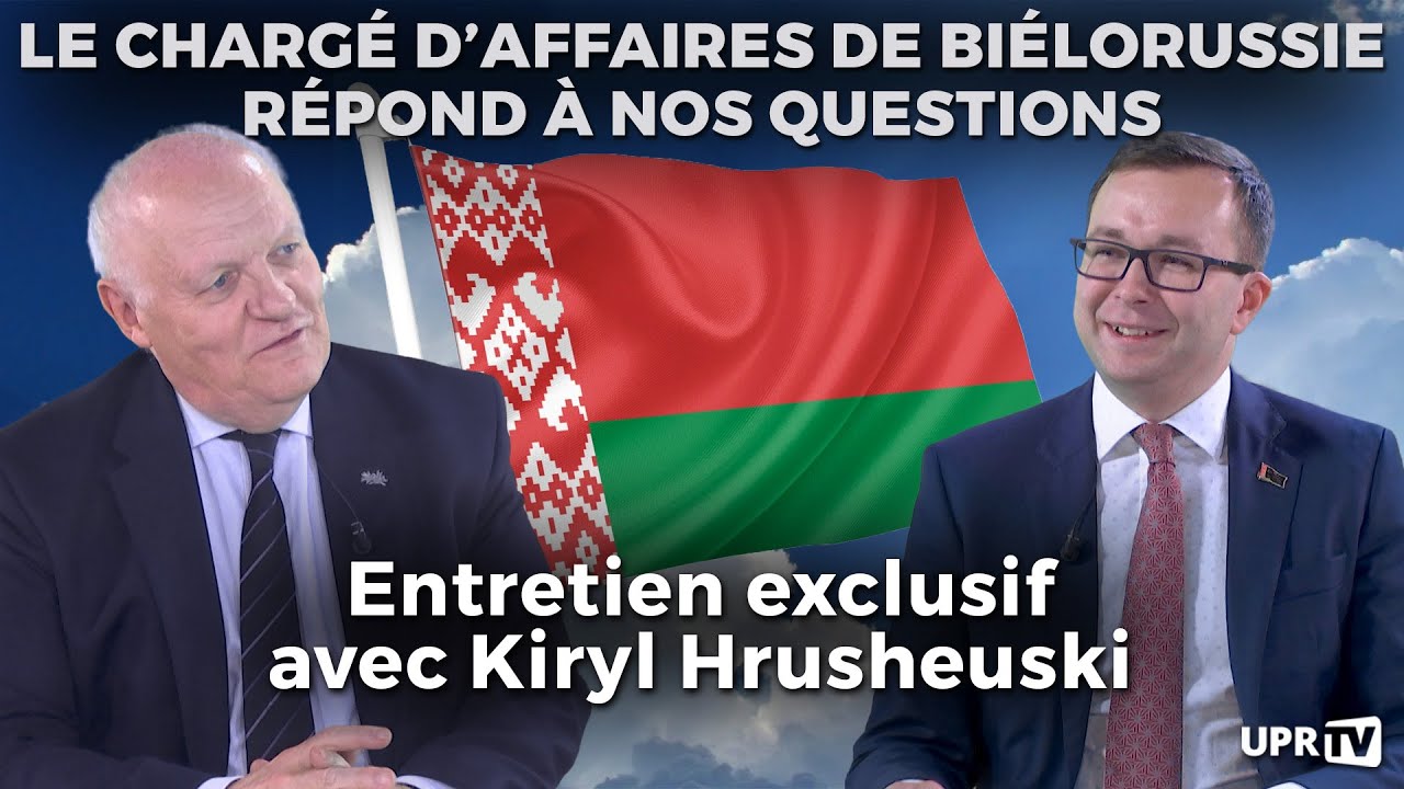 Le chargé d'affaires de Biélorussie, Kiryl Hrusheuski, répond à nos questions