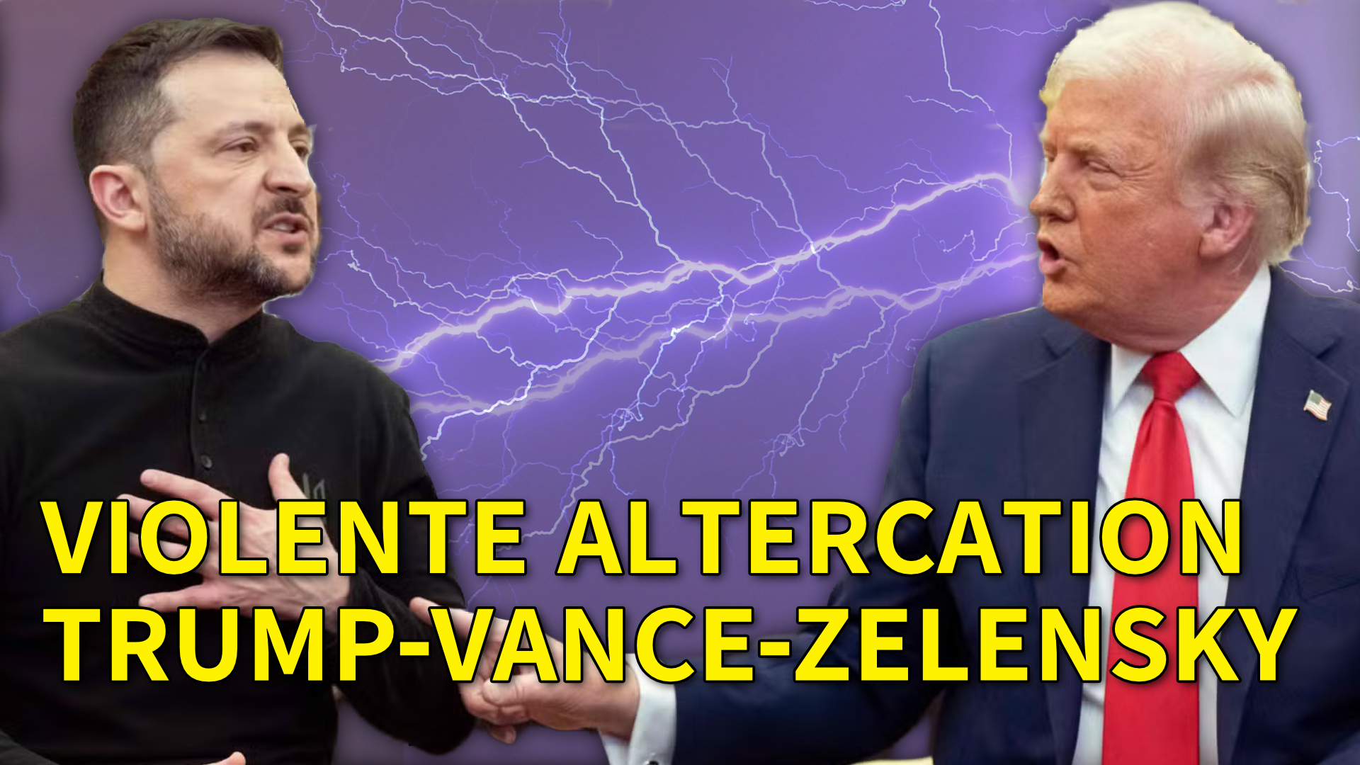 Violente altercation Trump-Vance-Zelensky
