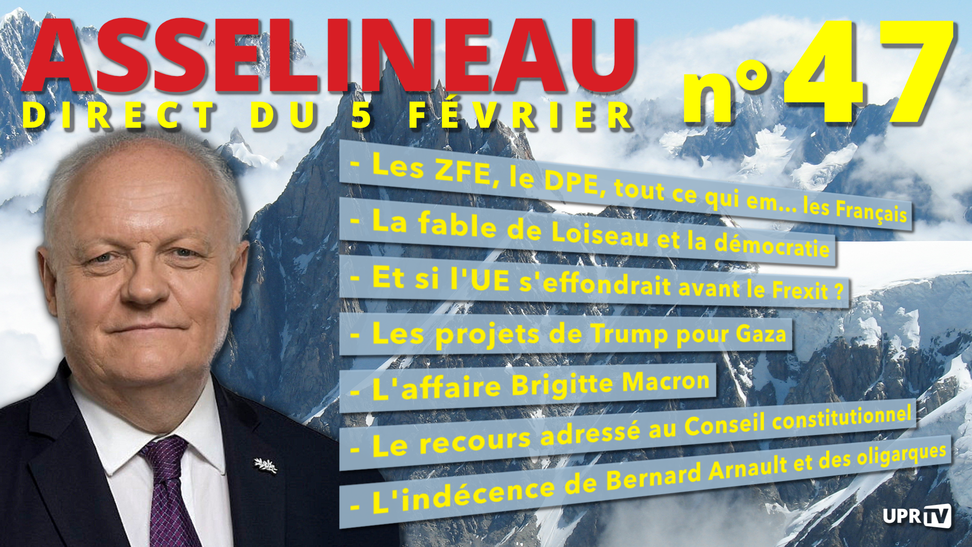 Direct n°47 – François Asselineau répond à vos questions