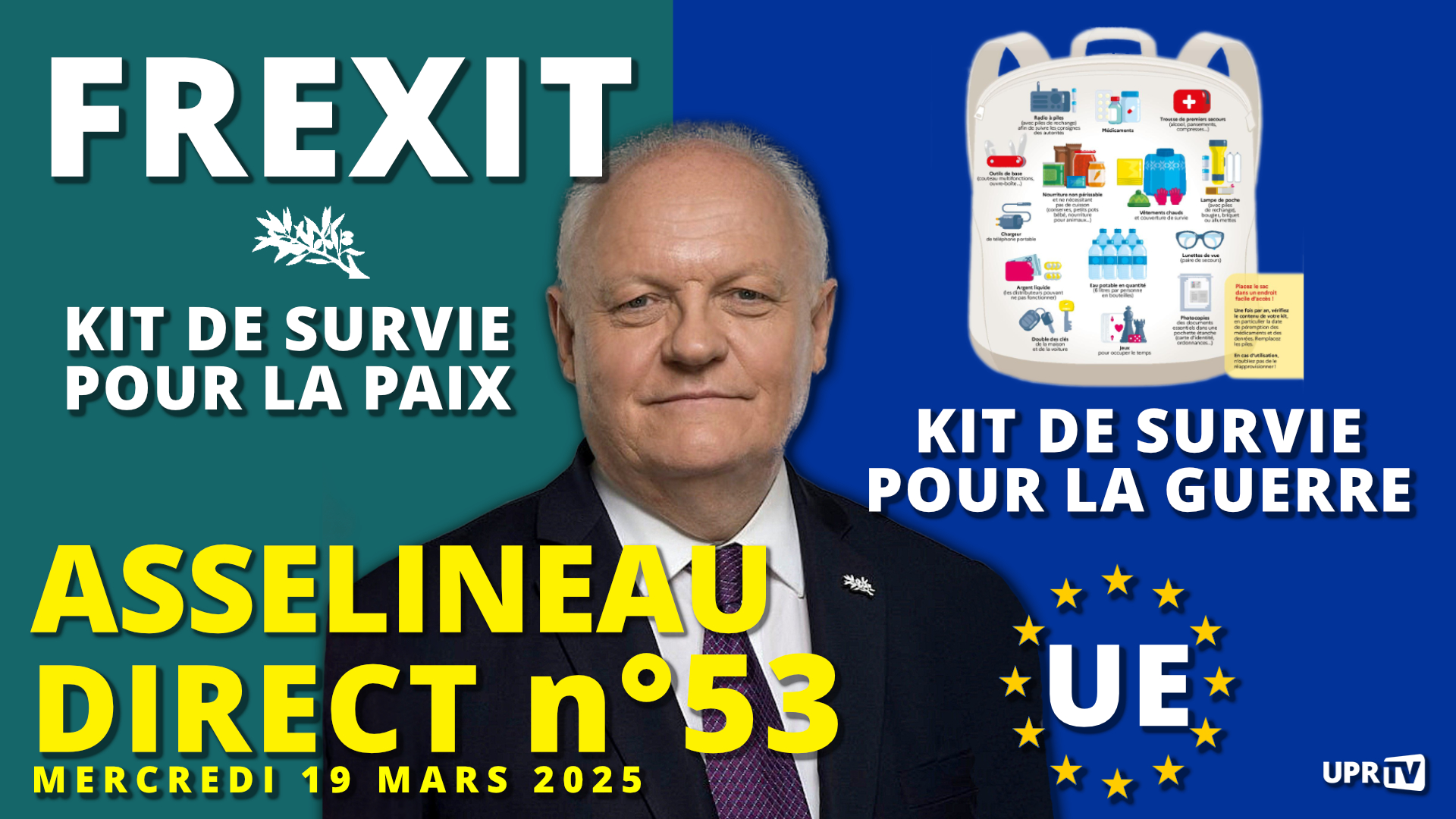 Direct n°53 – François Asselineau répond à vos questions