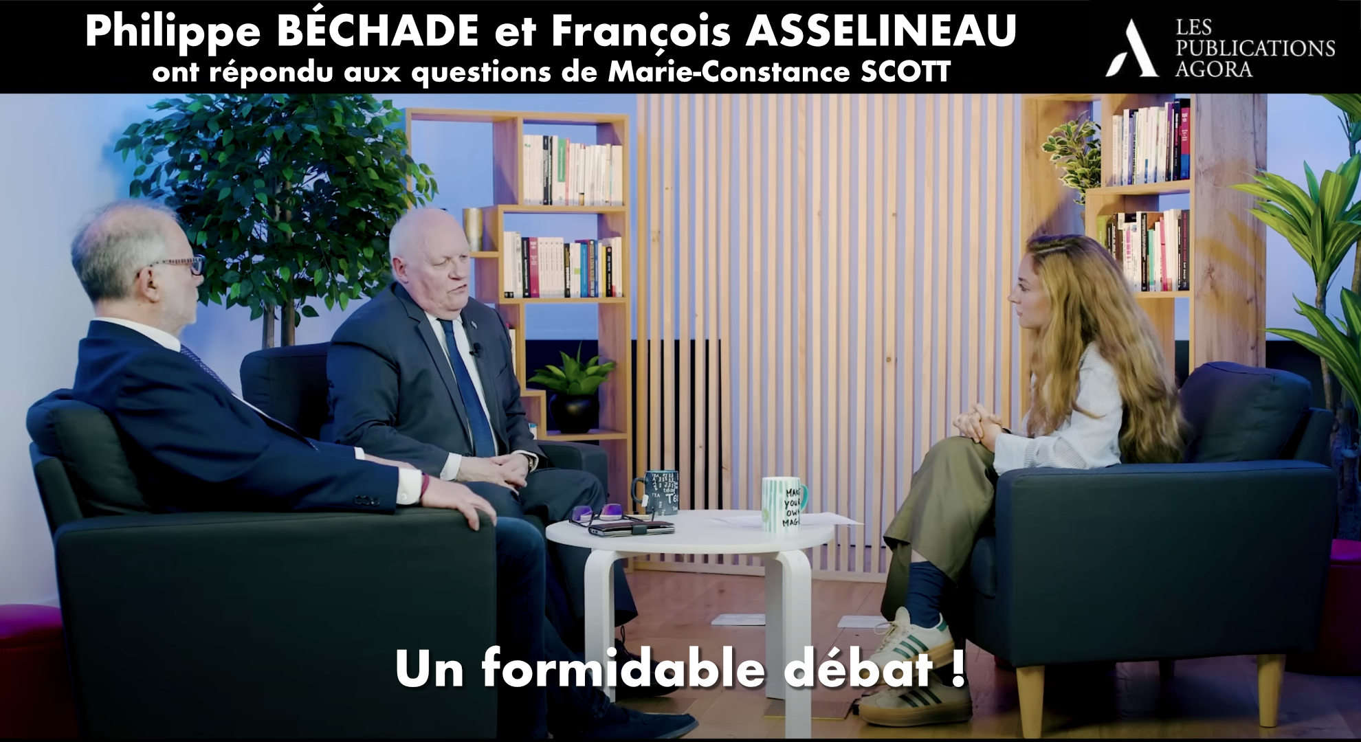 François Asselineau & Philippe Béchade invités de Marie-Constance Scott pour les Publications Agora – 02/05/2025