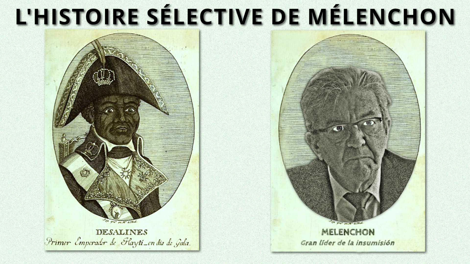 L'histoire sélective de Mélenchon