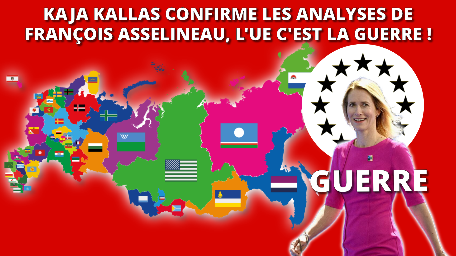 Kaja Kallas confirme nos analyses : l'UE c'est la guerre !