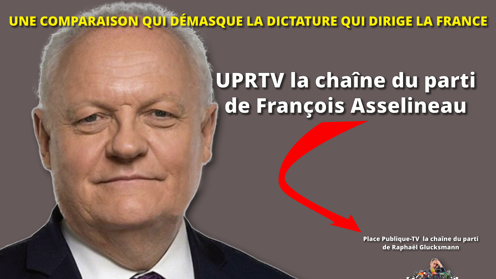 Une comparaison qui démasque la dictature qui dirige la France