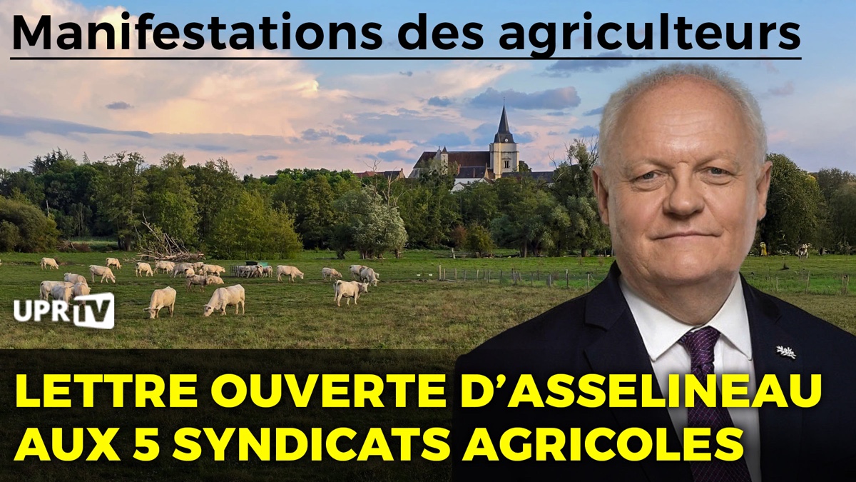 Lettre aux 5 syndicats agricoles français