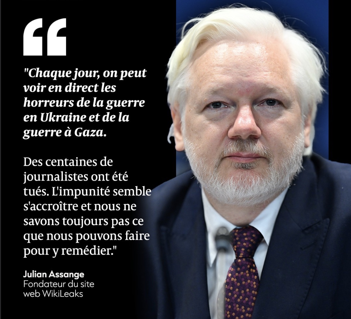 Julian Assange : la « guerre sans fin » en Ukraine