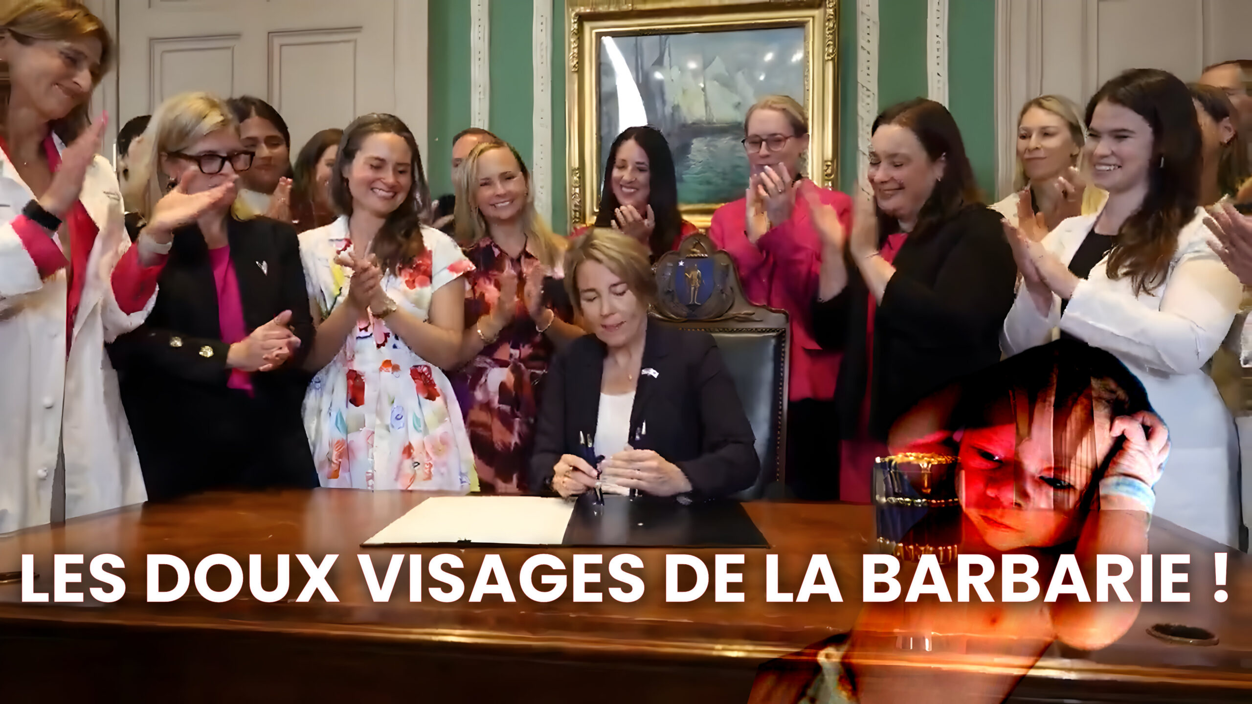 La perte d'influence du christianisme va de pair avec un retour de la barbarie