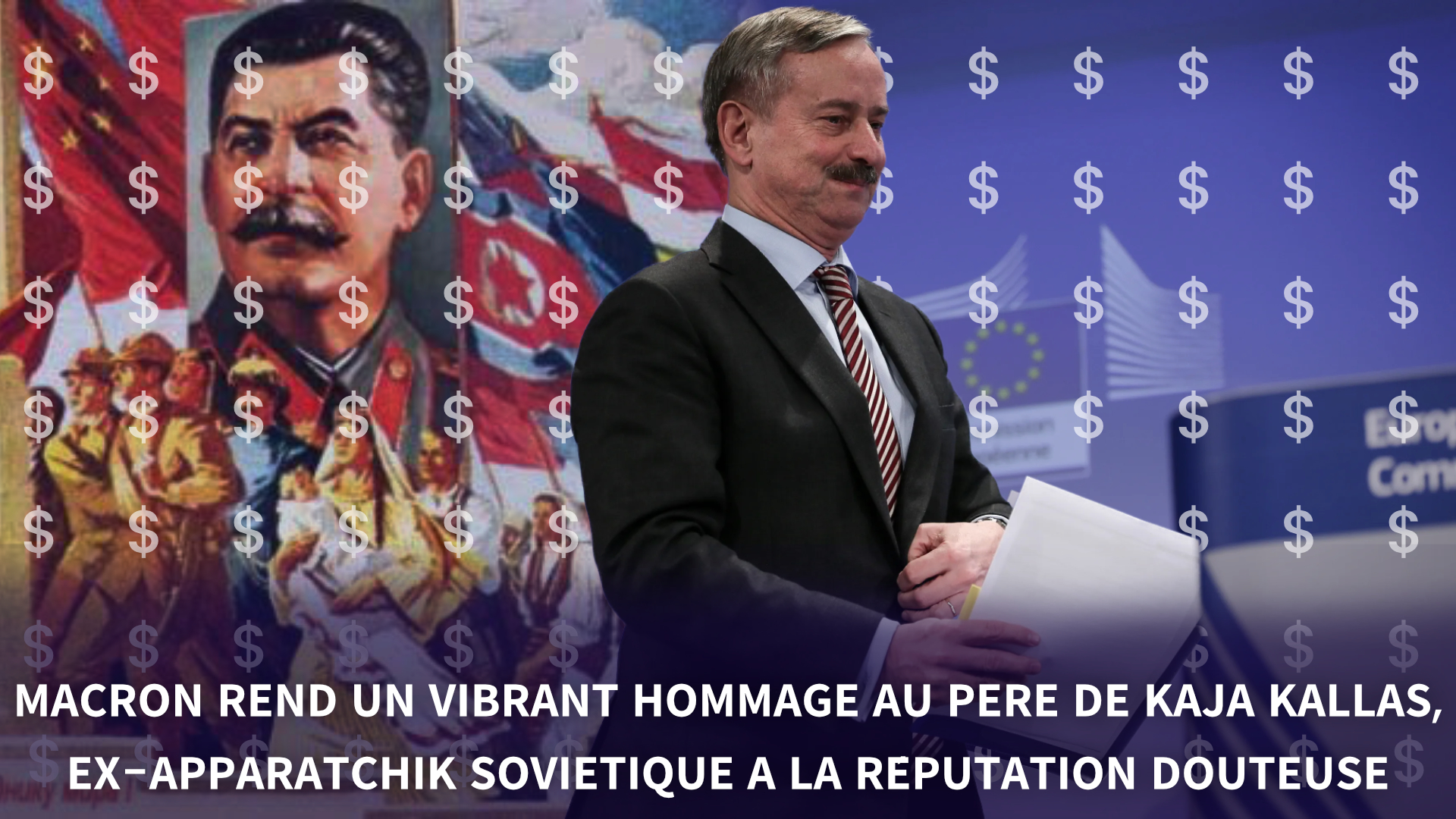 L'hommage de Macron au père de Kallas, ex-apparatchik soviétique douteux