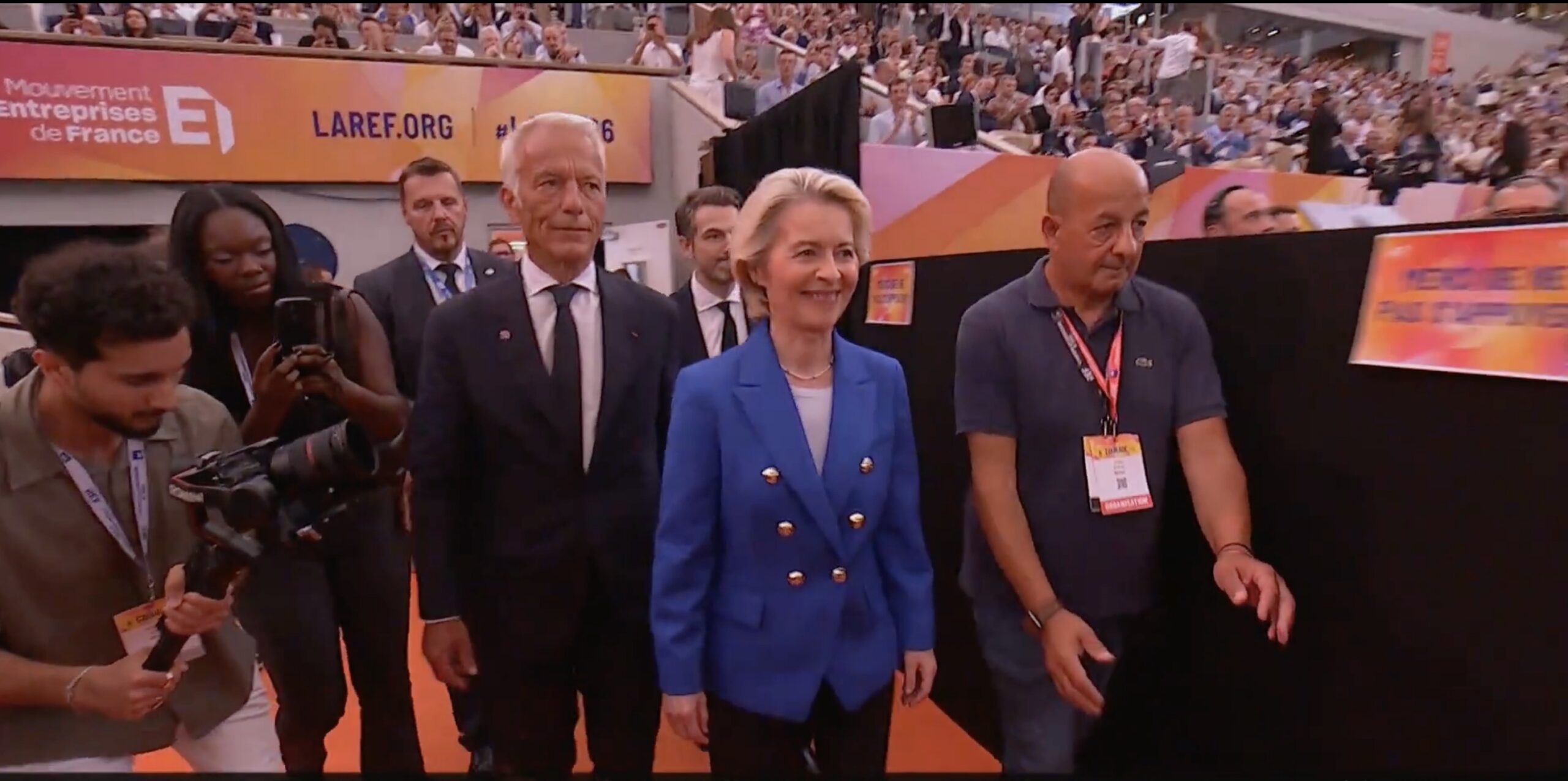Ursula von der Leyen : l'invité surprise du MEDEF à son débat pour 2027