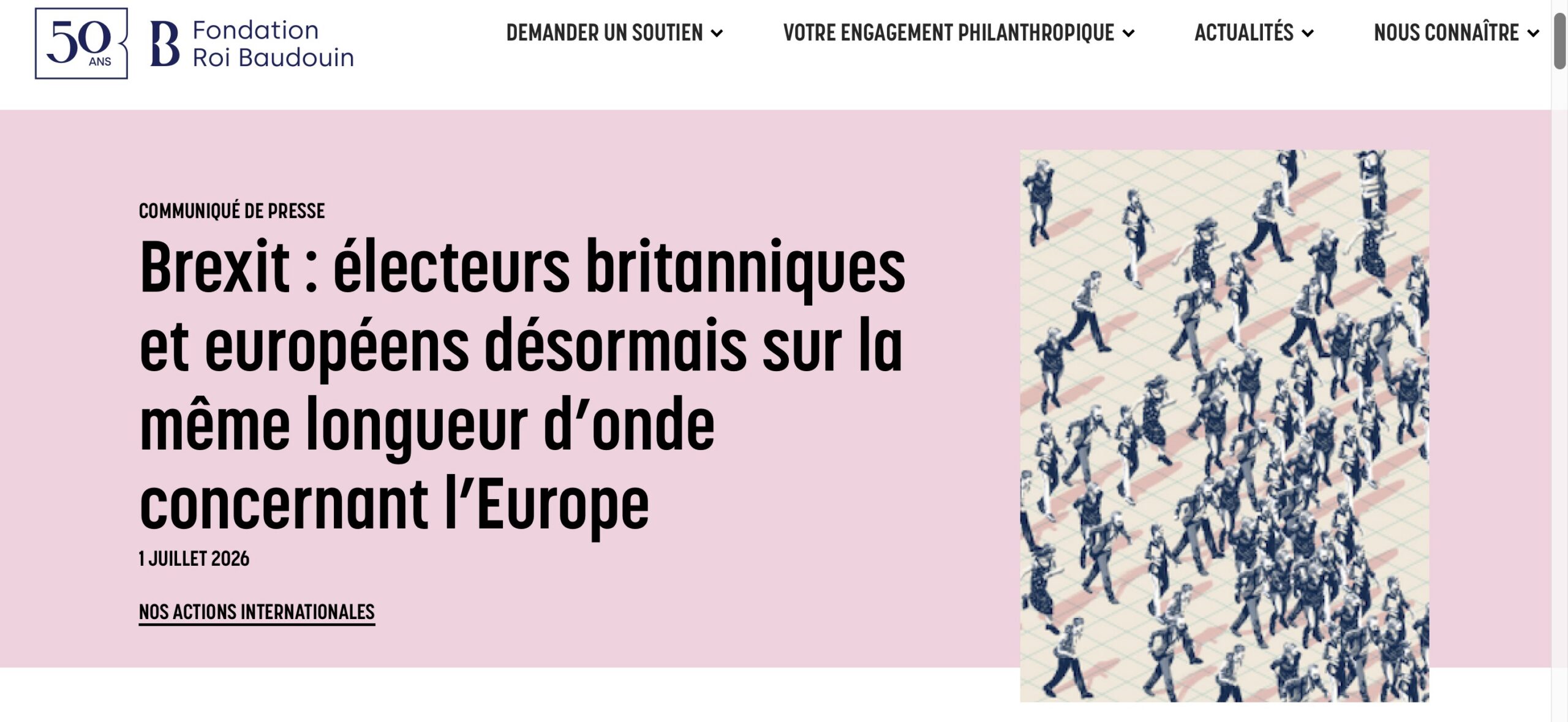 Forte poussée de l'opinion en faveur du Frexit
