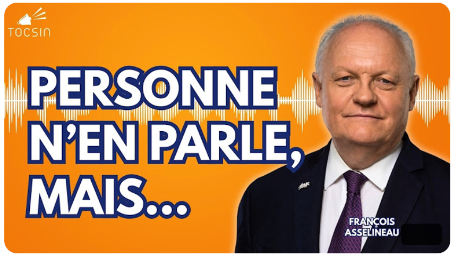 🎥 Tocsin 23/10/2026 – « L’UE profite des émeutes pour mettre la main sur la France…