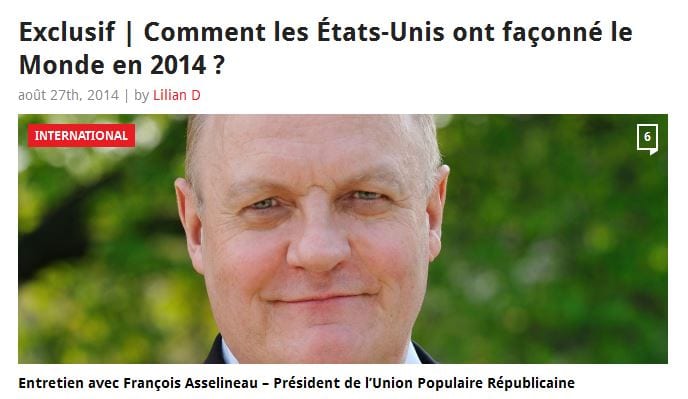 Comment les États-Unis ont façonné le Monde en 2014