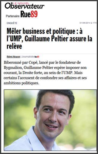 Mêler business et politique : à l’UMP, Guillaume Peltier assure la relève France, Mêler business et politique : à l’UMP, Guillaume Peltier assure la relève