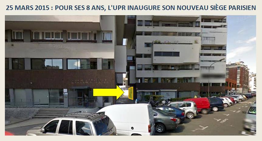 Pour ses 8 ans, l'UPR inaugure son nouveau siège parisien