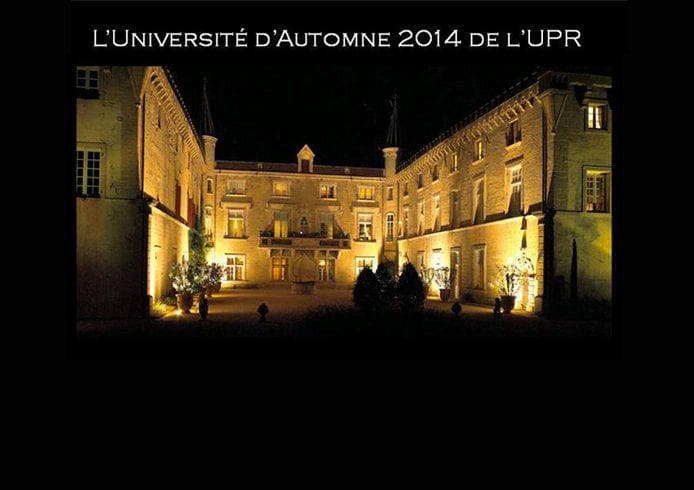 Inscrivez-vous à l’Université d’automne 2014 de l’UPR !