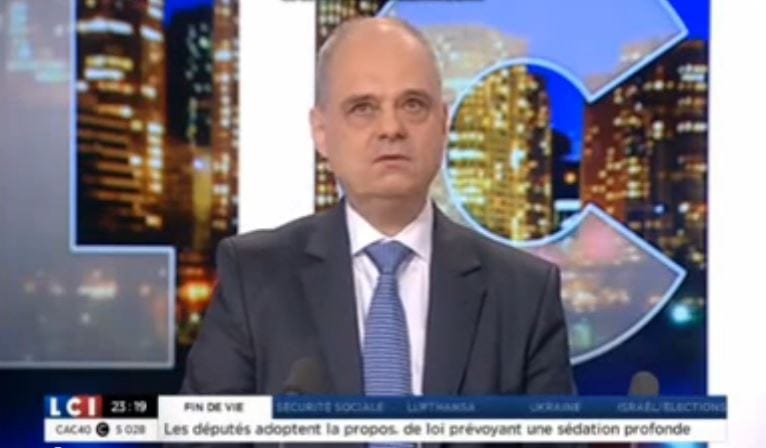Vincent Brousseau invité sur le plateau de LCI le 17 Mars 2015